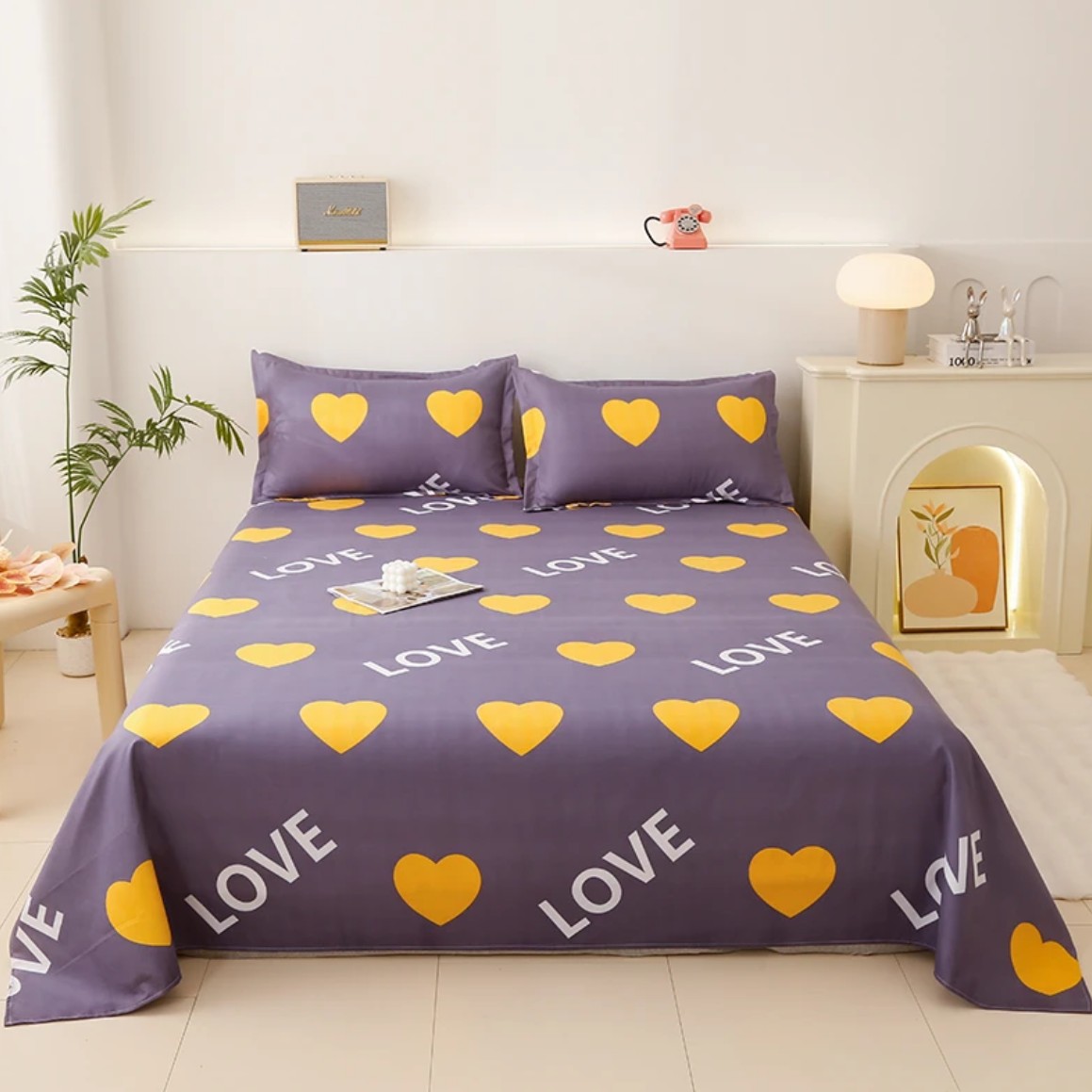 双人床单2.3m*2.3m秋冬新款加密加厚【心恋时尚】