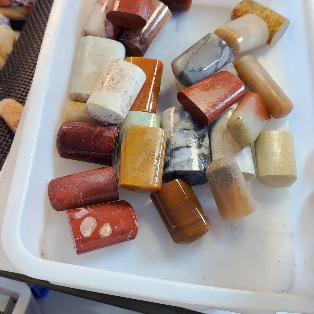 清***筑青田石印石我就去看看她