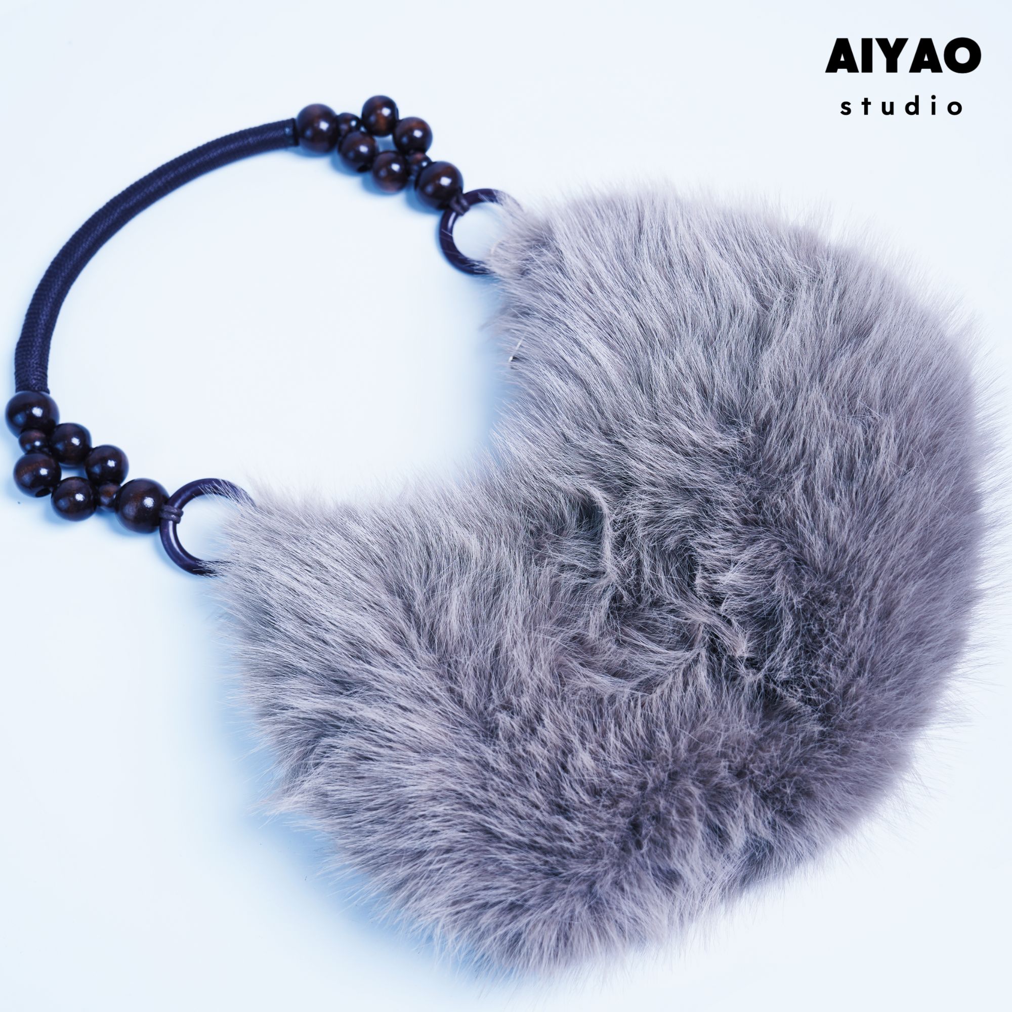 【AIYAO】毛毛腋下包棕色150
