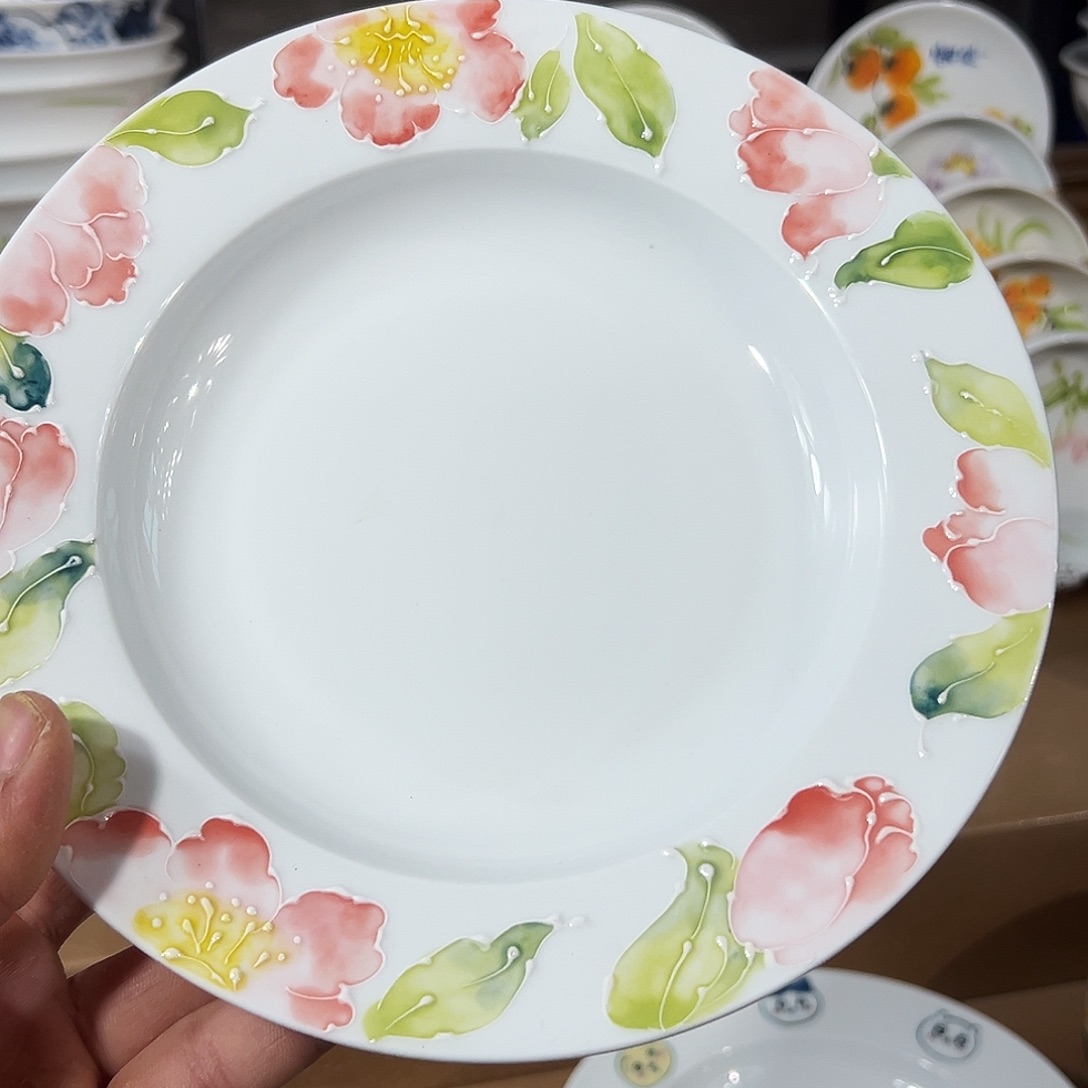 陶瓷景德镇高温陶瓷8寸盘