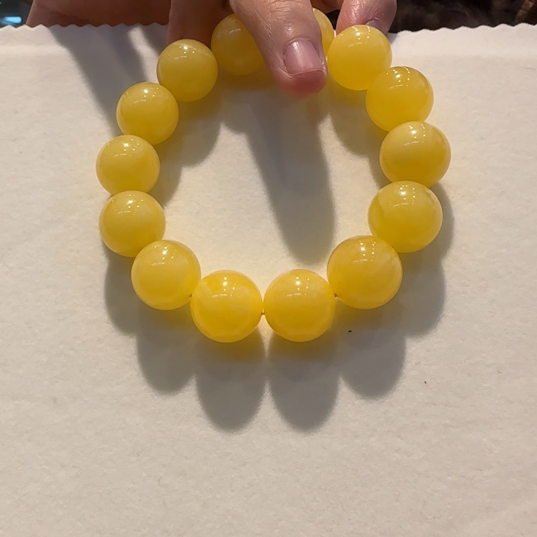 蜜蜡手链未镶嵌，