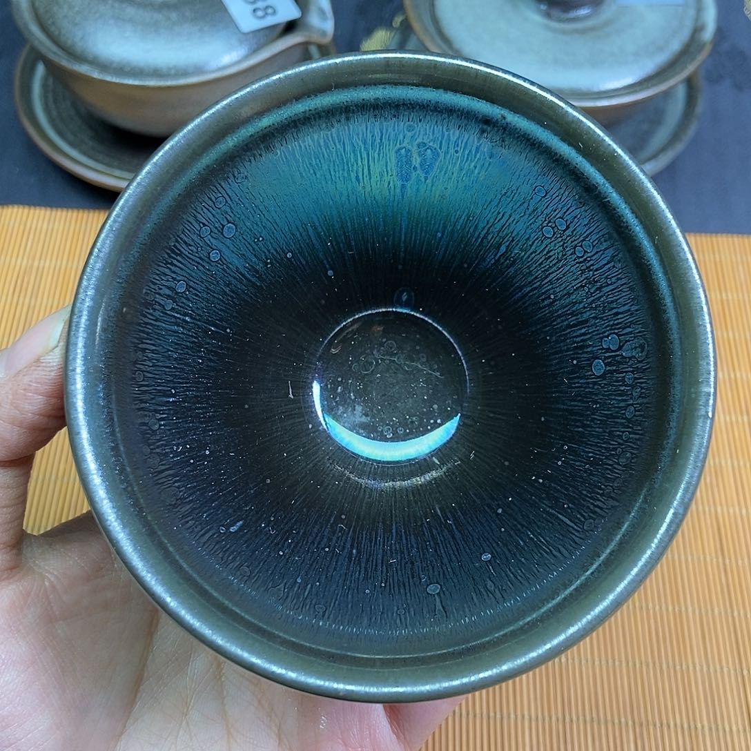 茶盏伊伊建窑建盏茶器340