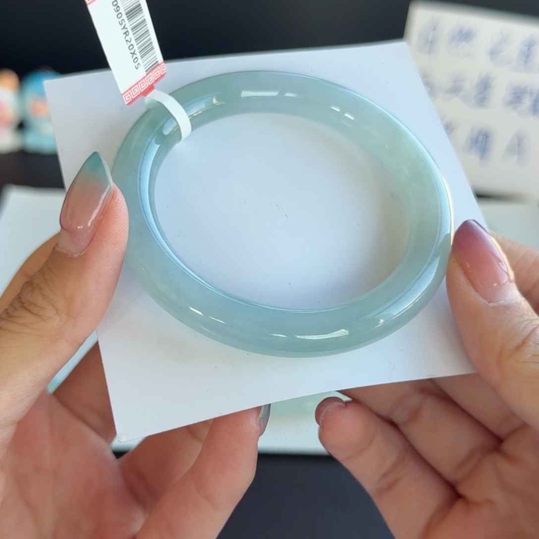 翡翠未镶嵌手镯2号 54.4