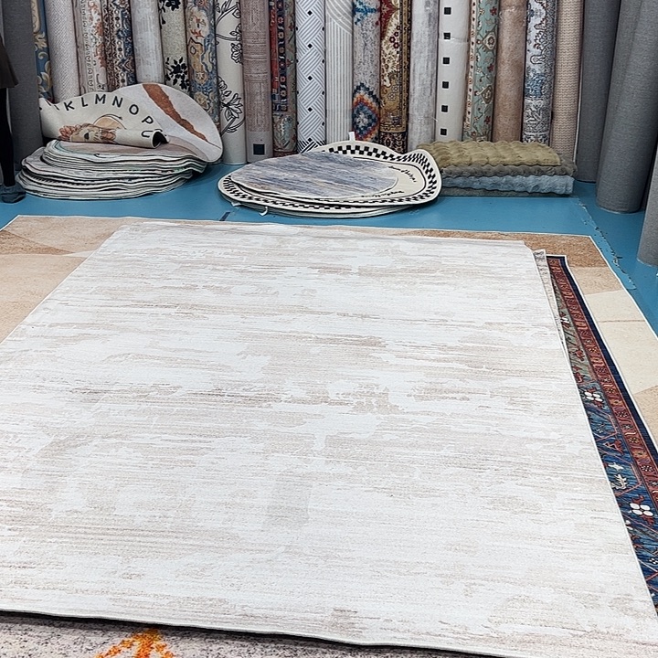 混纺200×300误差±1-3cm精编细砂仿羊绒棉布底微瑕