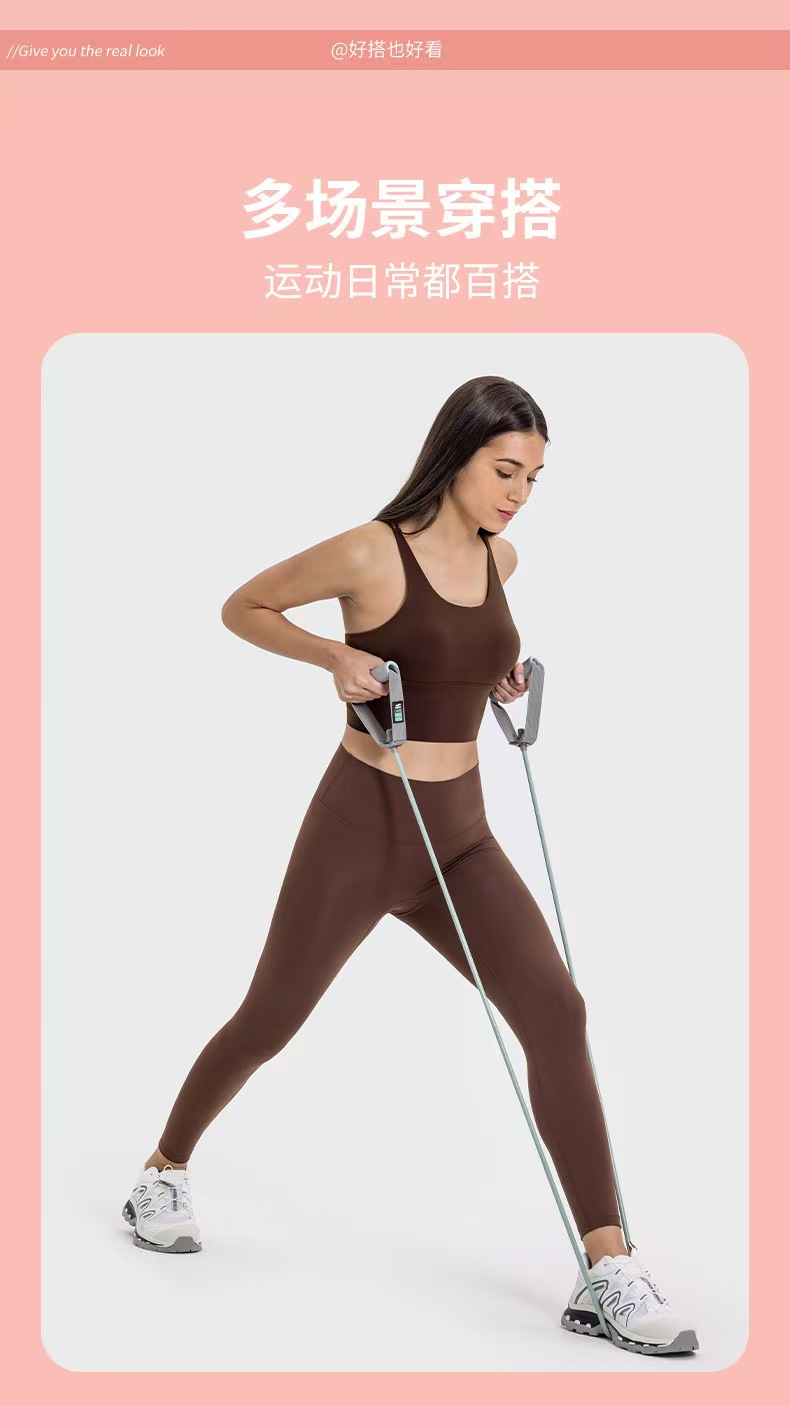 100孤品健身好物显瘦运动百搭女士欧美裸感好看高弹训练透气时尚