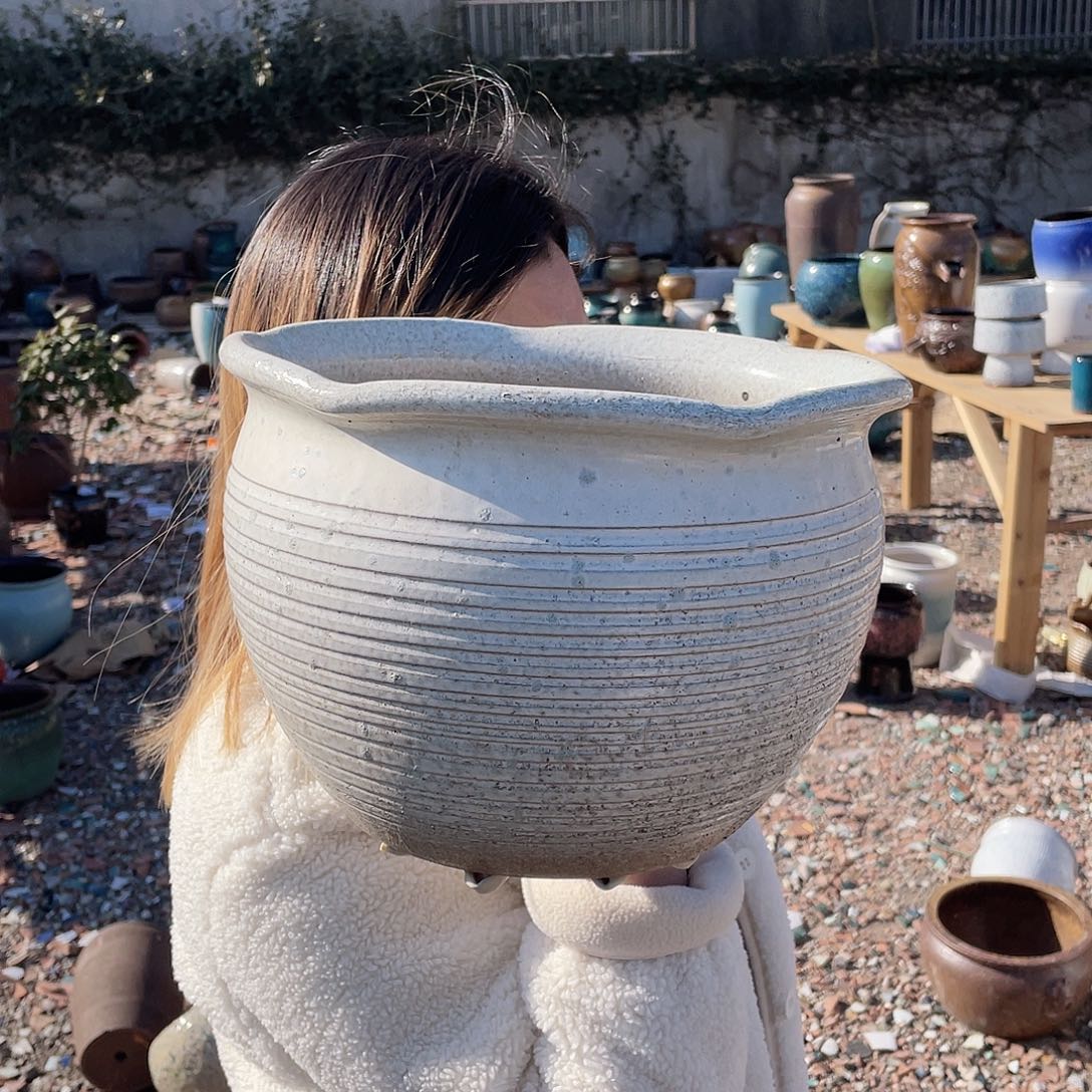 红陶王嫂花盆0129-227