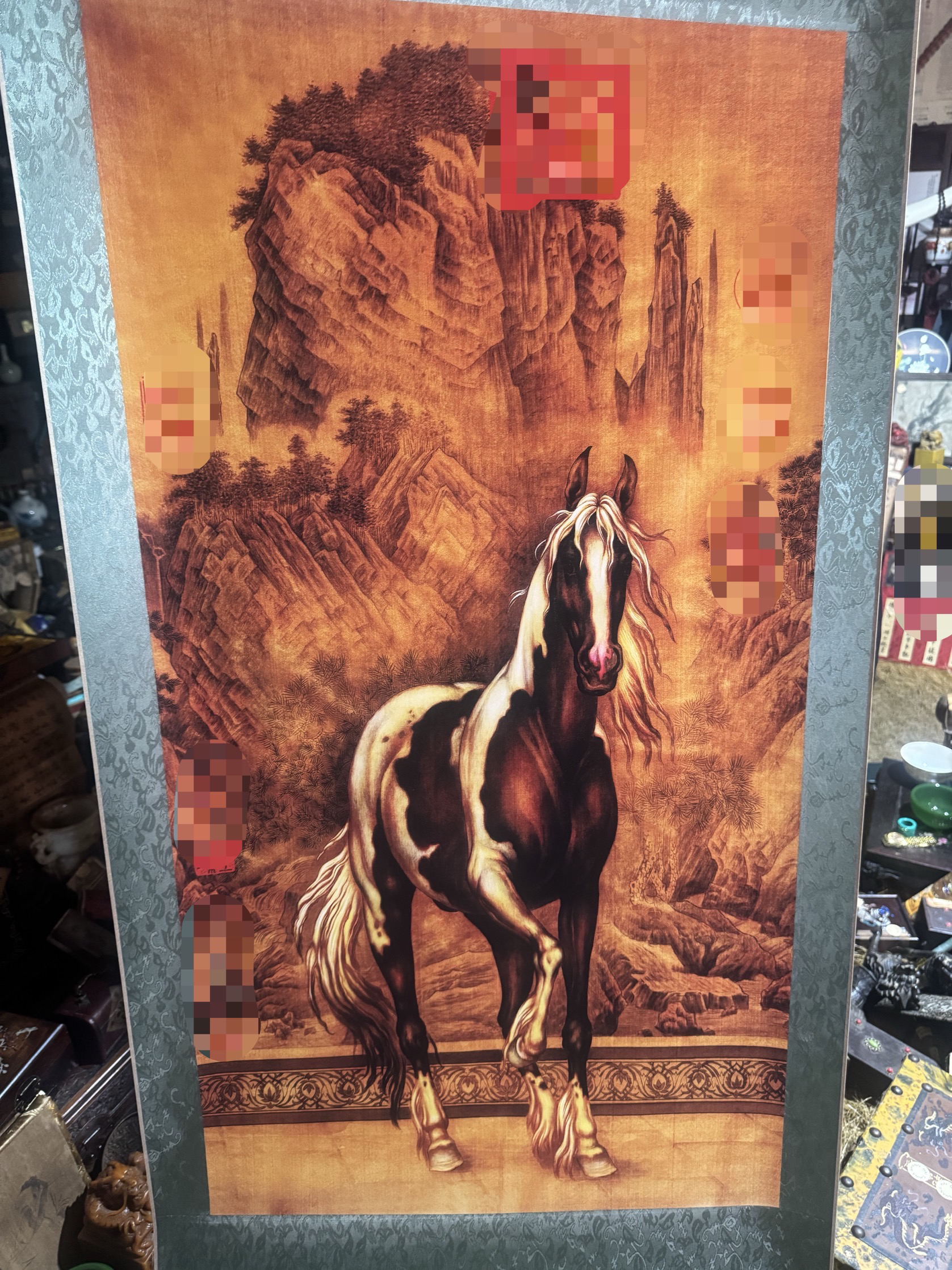 【闪购商品】福利木轴头雪点雕马竖款复古风