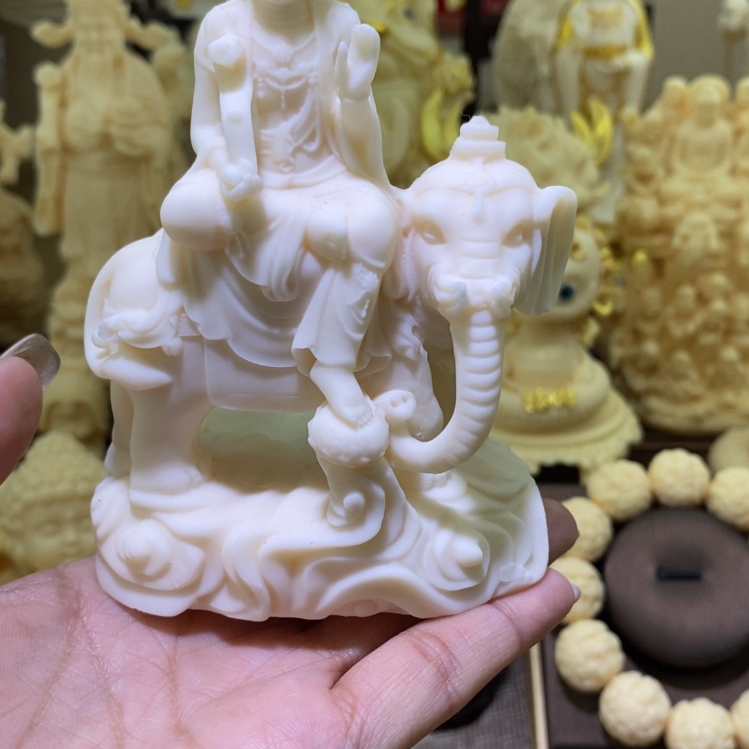 菩提根/象牙果把件象牙果普贤摆件