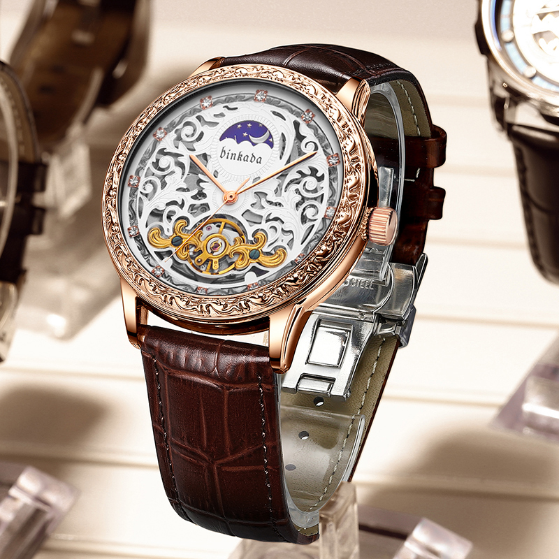 BINKADA/宾卡达男士全自动机械手表时尚商务-1988