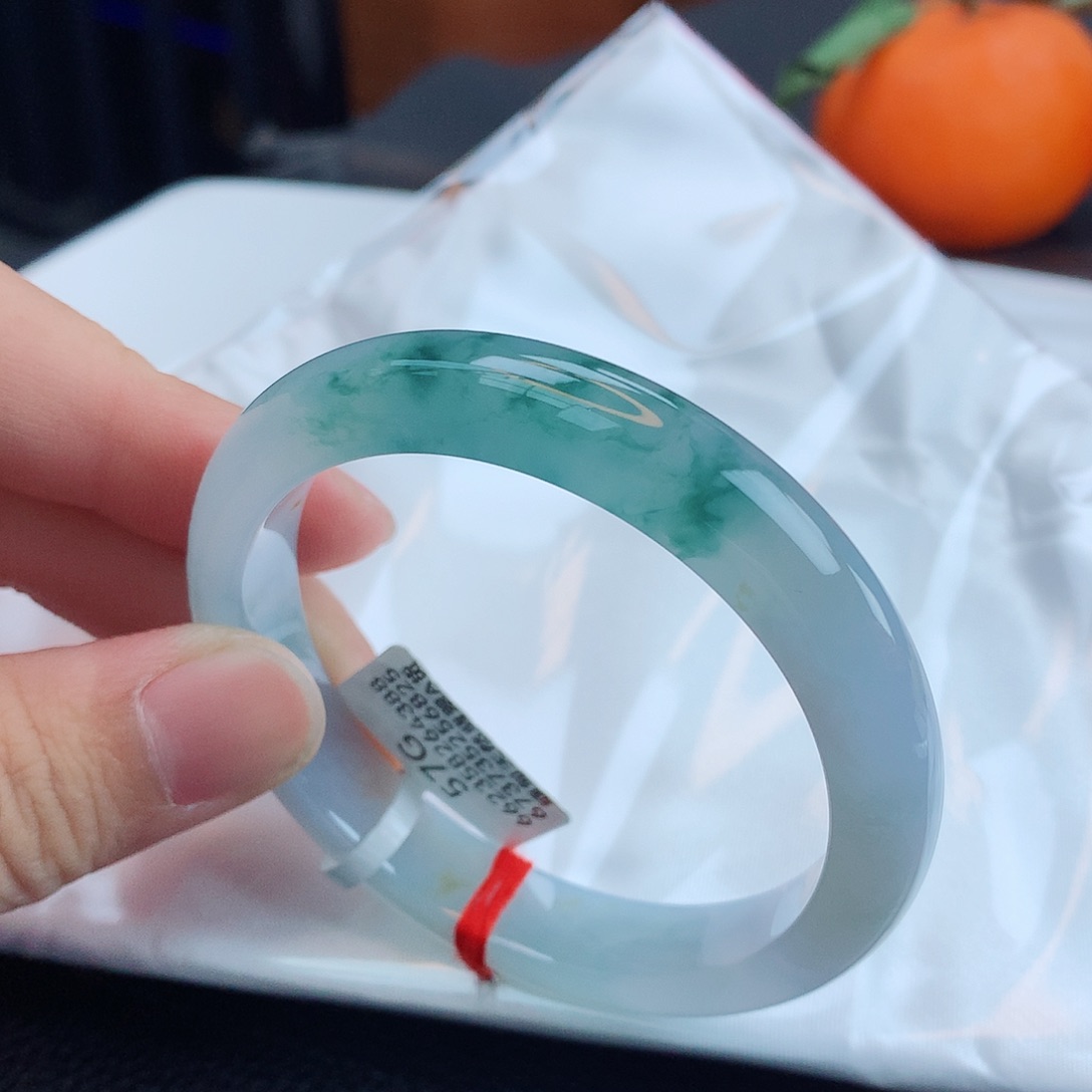 翡翠手镯未镶嵌天然缅甸翡翠A货手镯