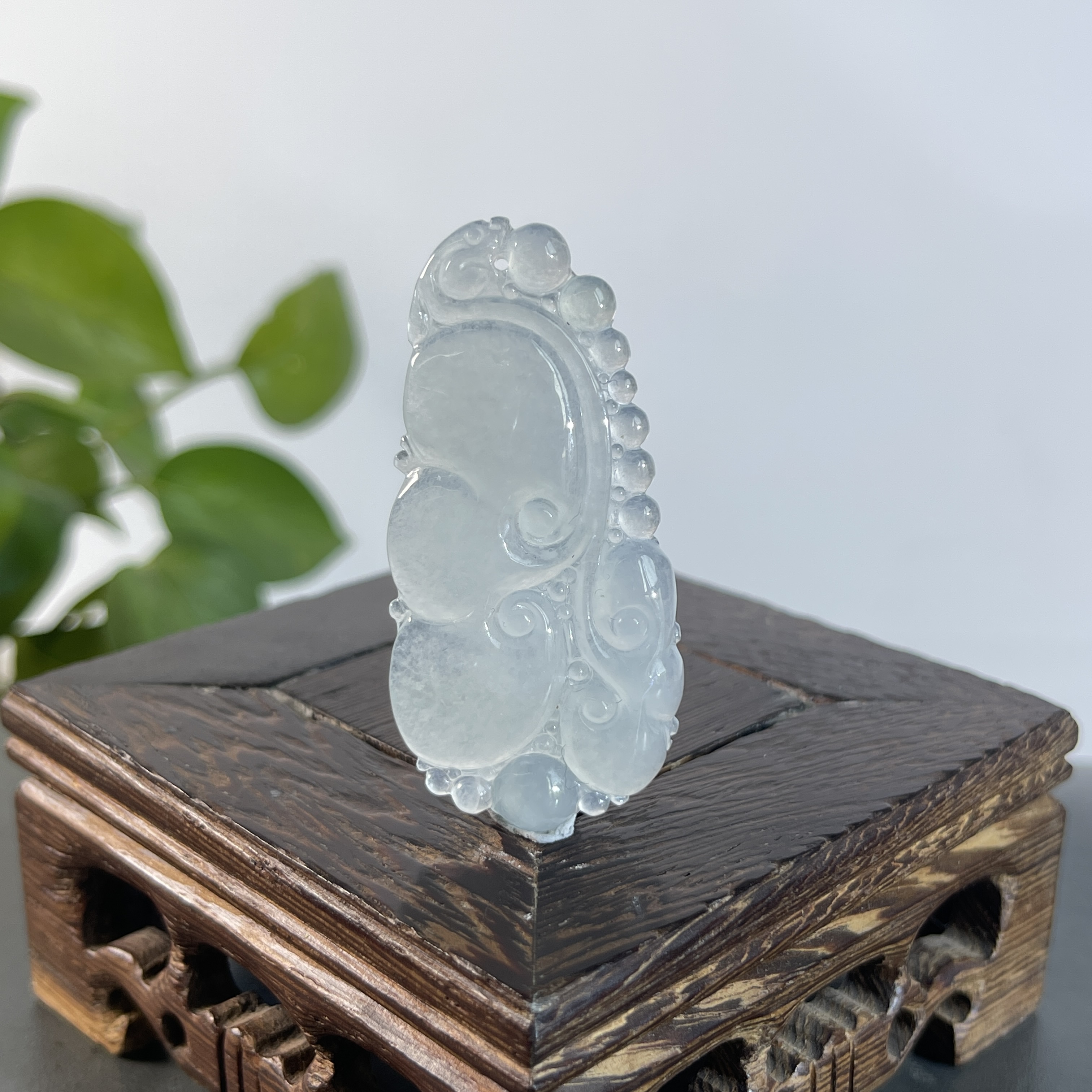 JSB30-26  天然缅甸翡翠A货  如意