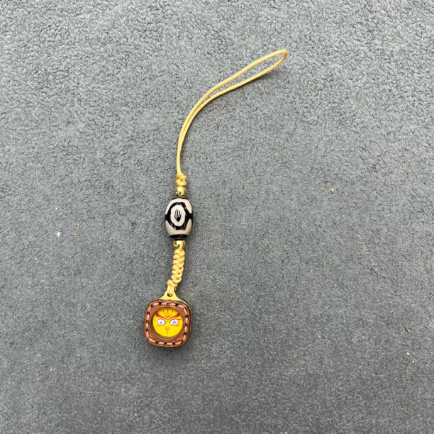 黄财玛瑙挂件13mm-5664