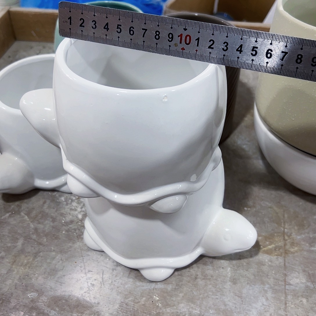 有孔，外贸尾单陶瓷花盆凑单10米包邮微瑕