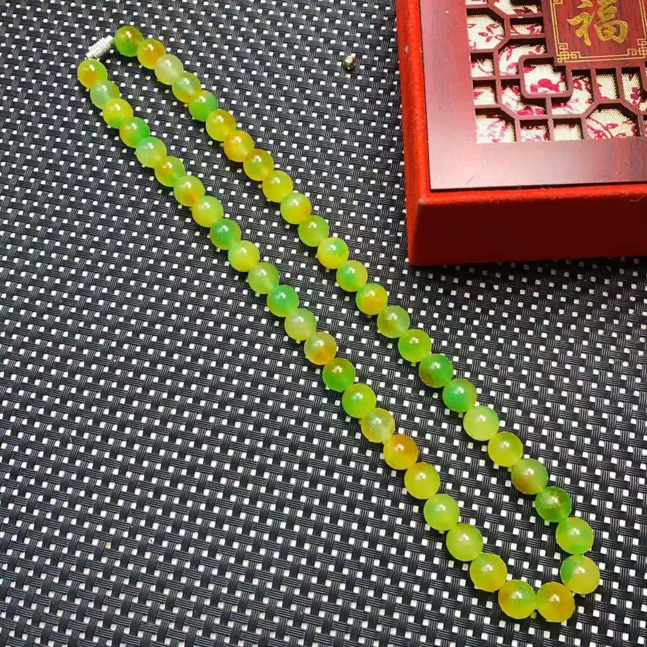 [石矿]A50黄加绿项链10M