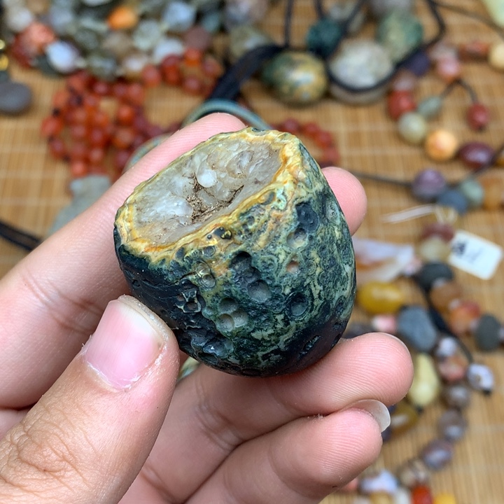 玛瑙/玉髓珠宝半成品未镶嵌哦*