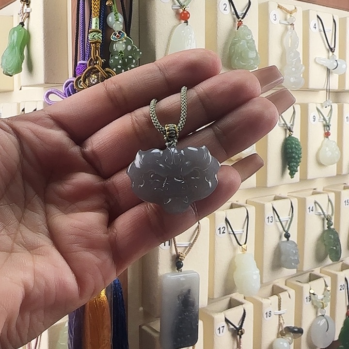 和田玉颈饰未镶嵌宋**❤