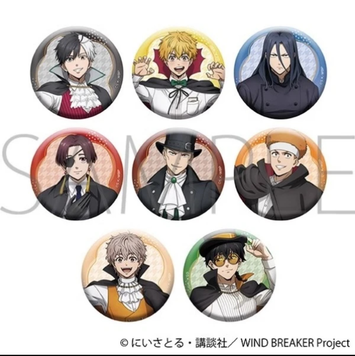 防风铃-万圣节吧唧日谷徽章盲盒 （默认代拆）