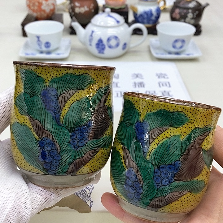 摆件九谷正品保真