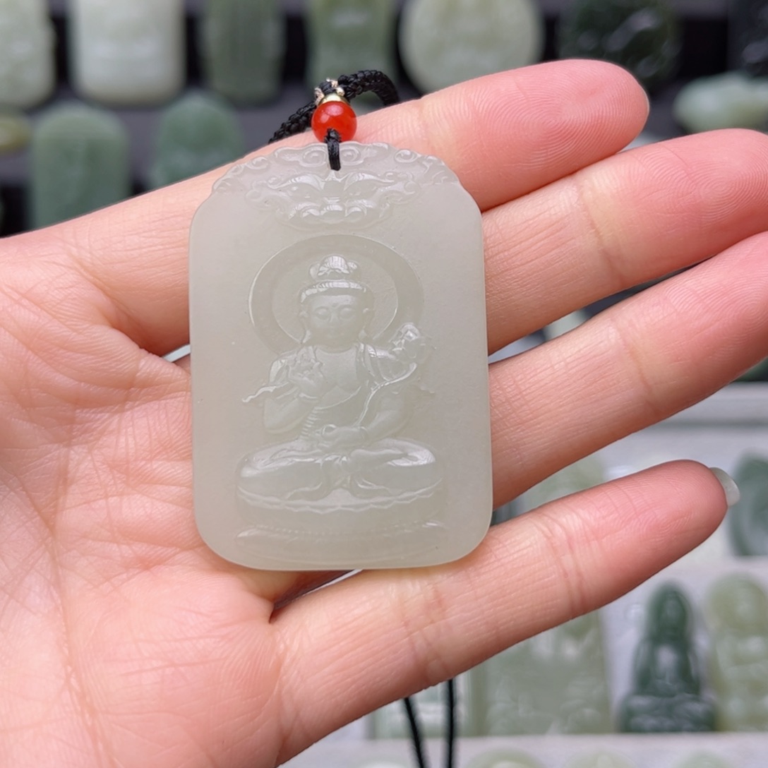 和田玉颈饰未镶嵌