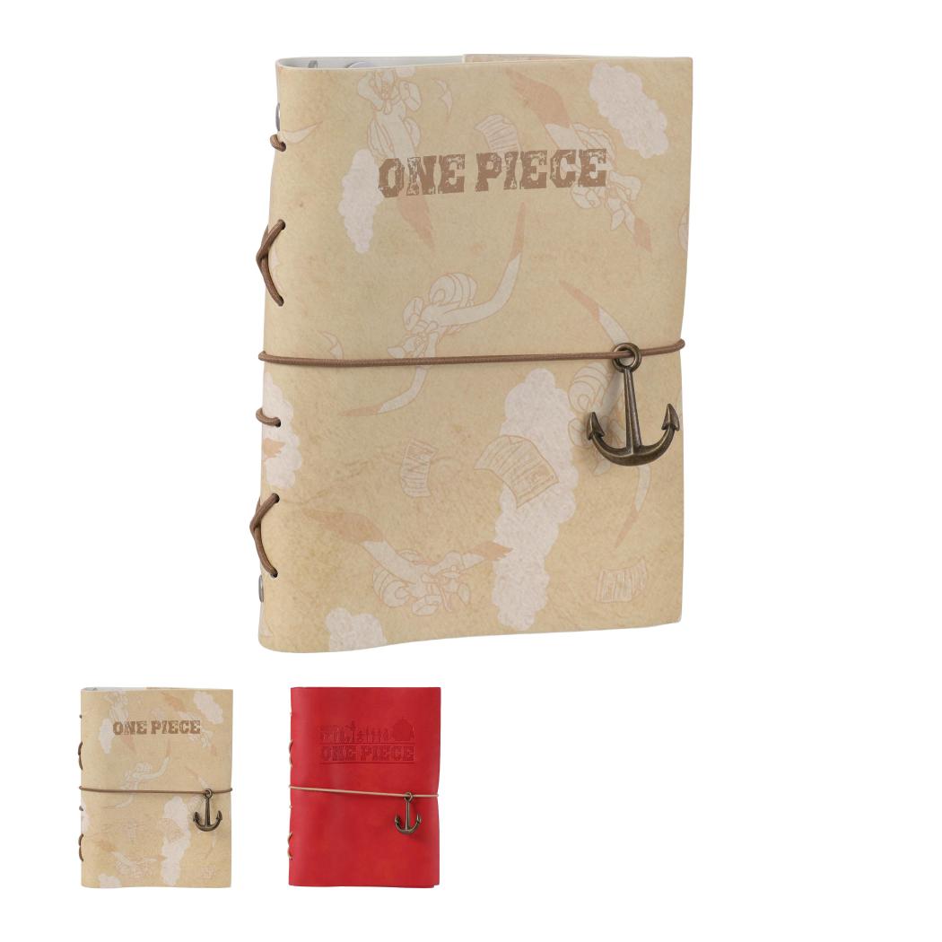 One Piece航海王经典系列 PU绑带活页线圈本（80页）(款式随机）