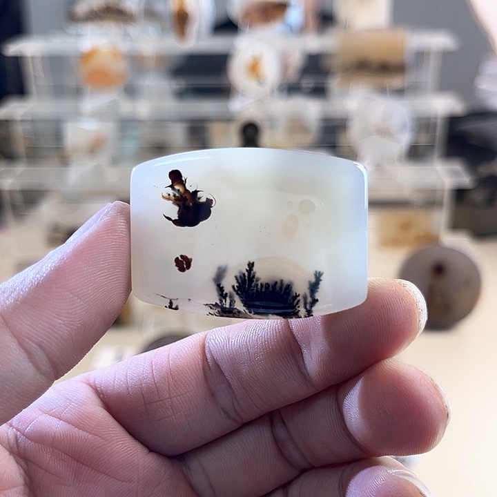 玛瑙/玉髓未镶嵌吊坠(不含链)