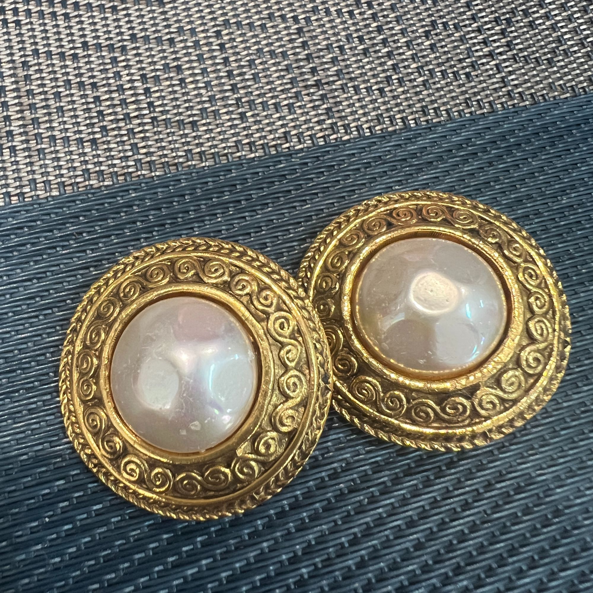 95新 Chanel/香奈儿 95新 香奈儿中古耳环 耳夹NMH