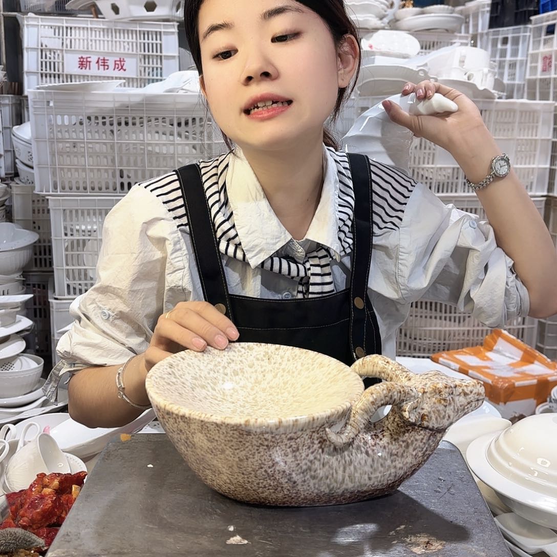 盘微瑕产品………羊盘小号一个