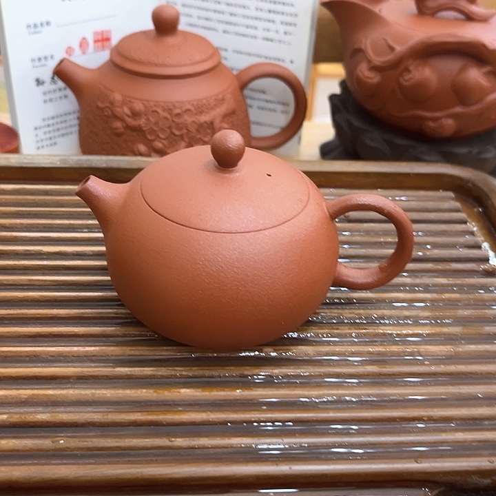 茶壶紫砂朱泥100毫升