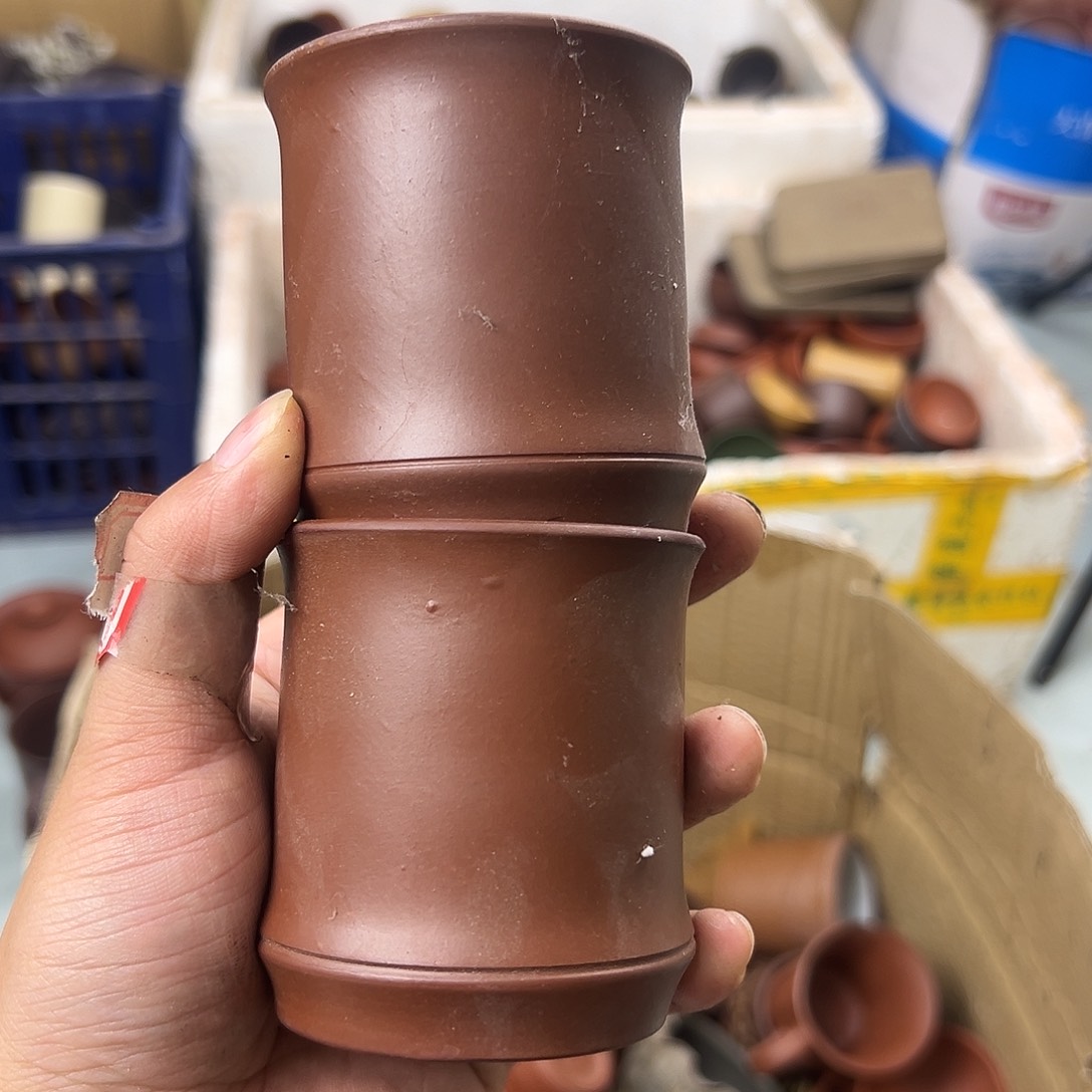 紫砂茶宠紫砂放漏瑕疵