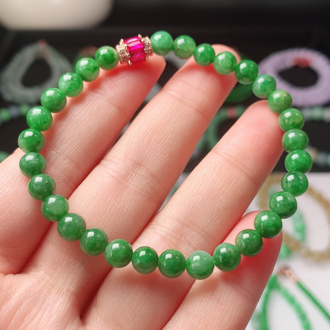 翡翠未镶嵌手链翡翠