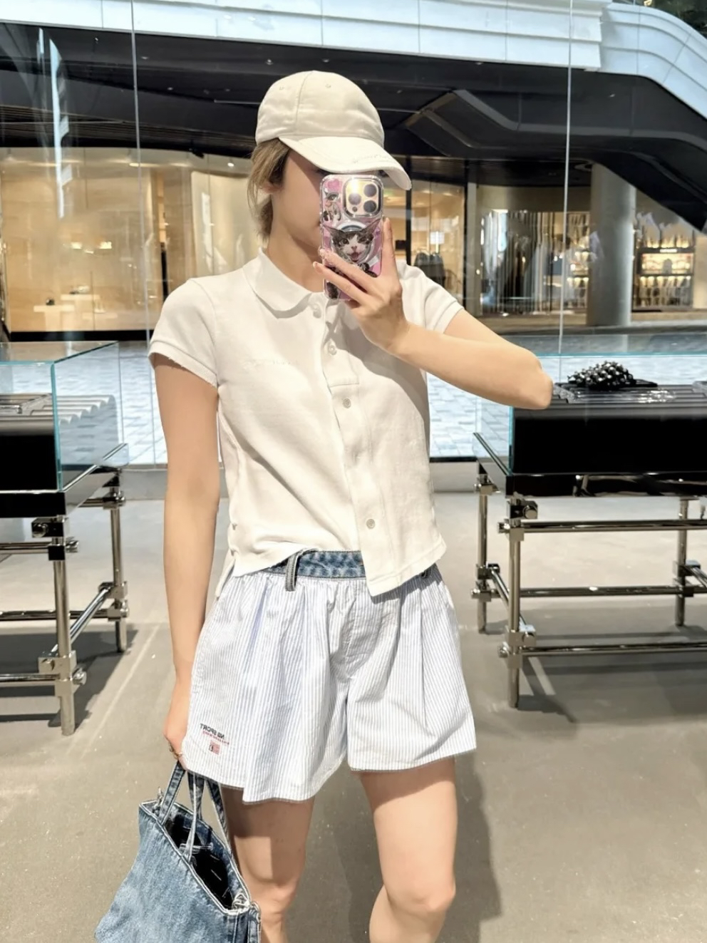 Wang修身显瘦Polo领短袖