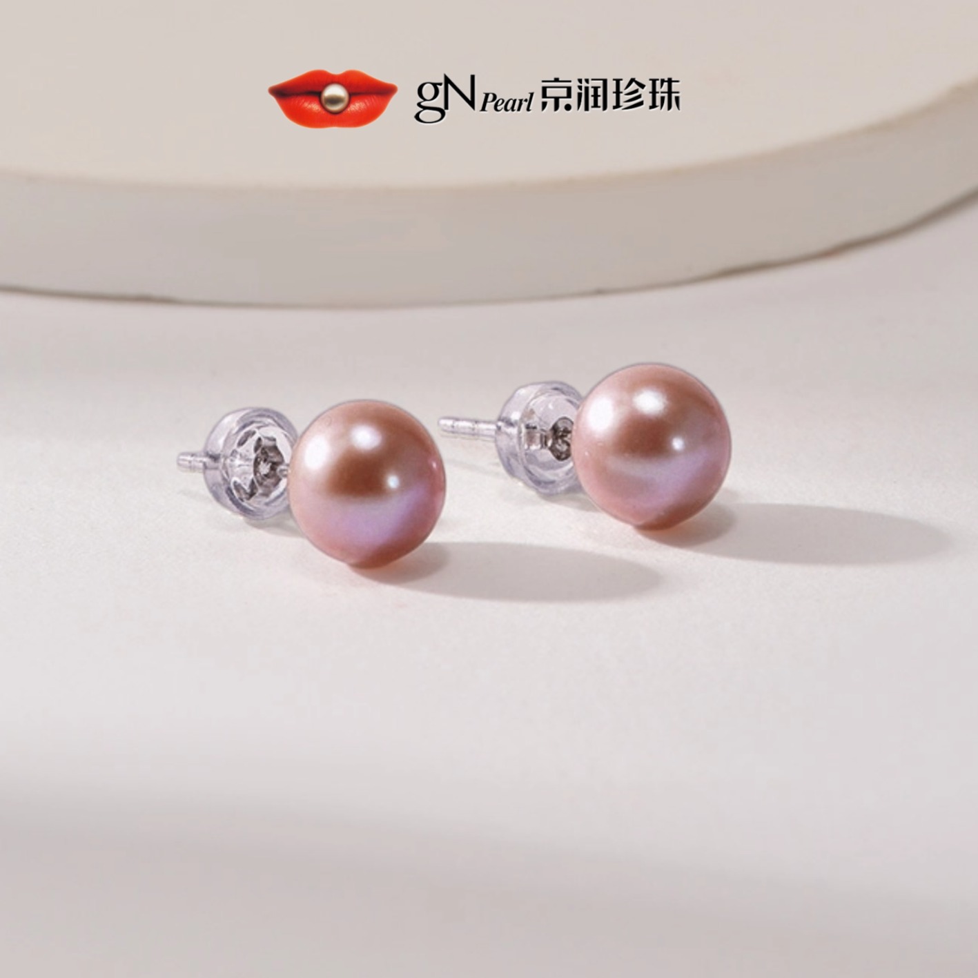 【好物分享】途真925银淡水珍珠耳钉10-11mm圆形大颗粒简约气质耳饰