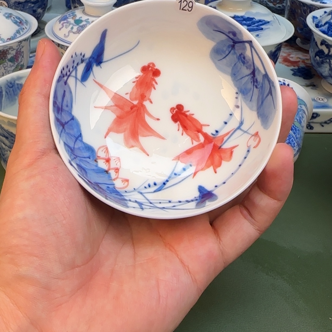 彦祖纯手工手绘茶具129