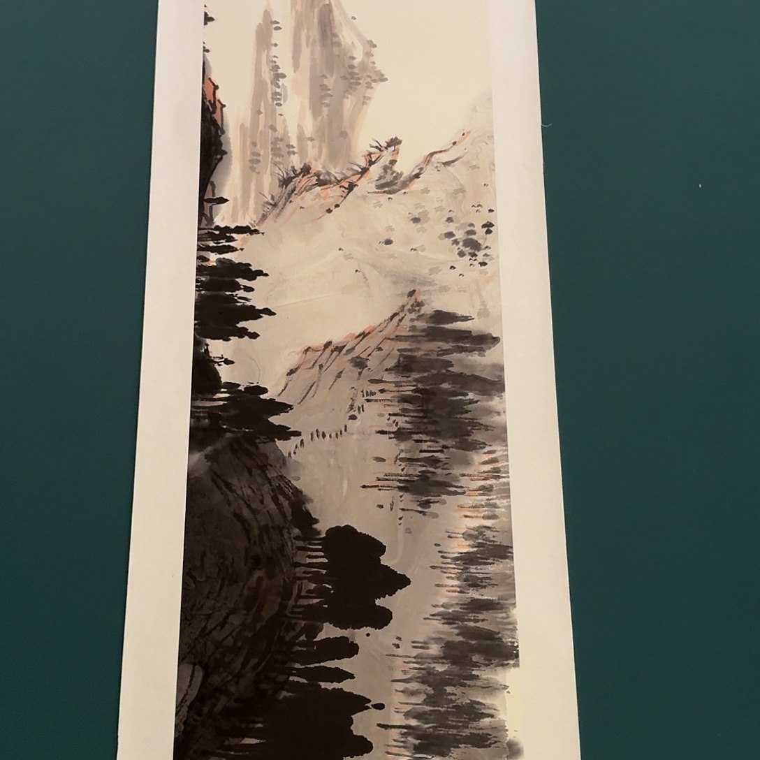 国画董老师画作画作