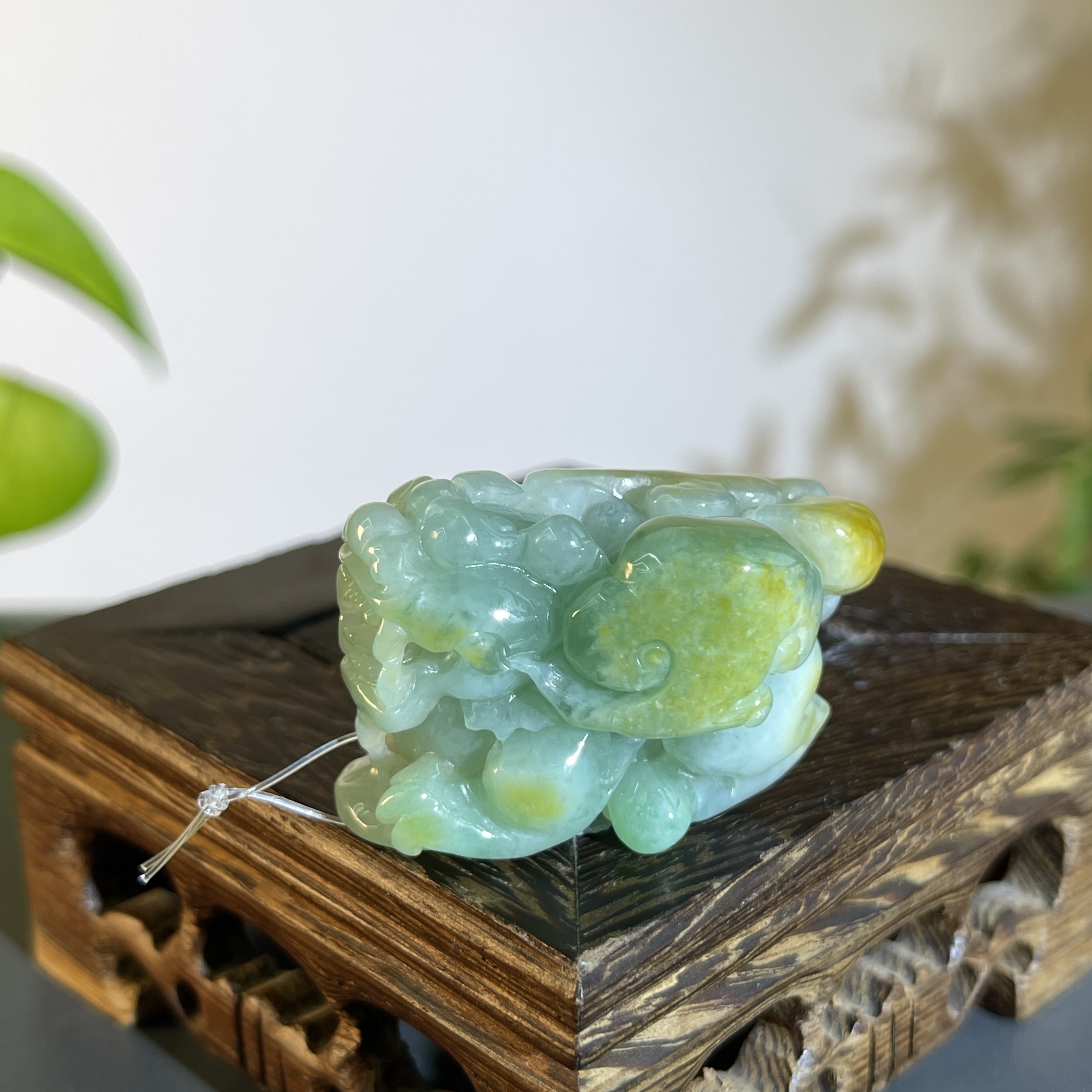 JTA25-121  天然缅甸A货翡翠 貔貅