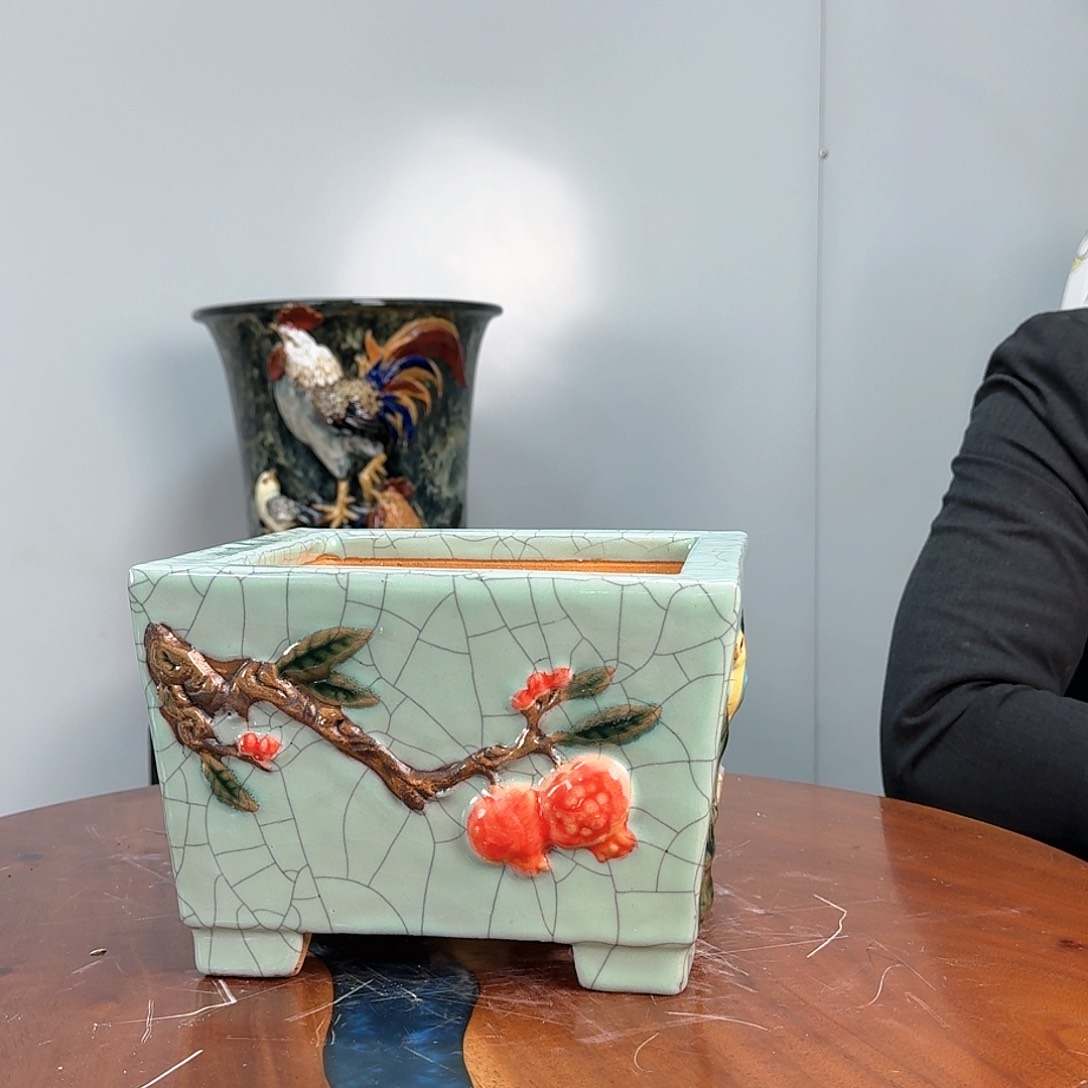 红陶韵*斋绿植花盆