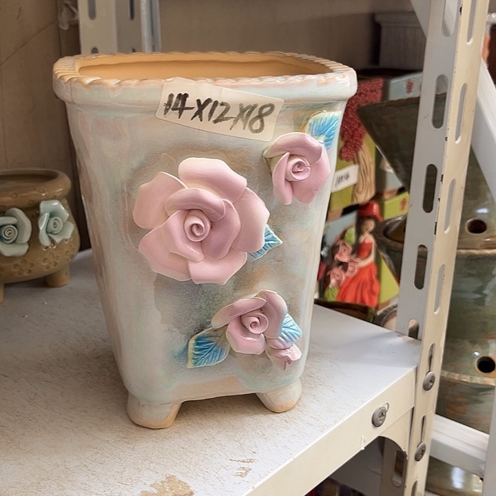 粗陶材质多肉花盆