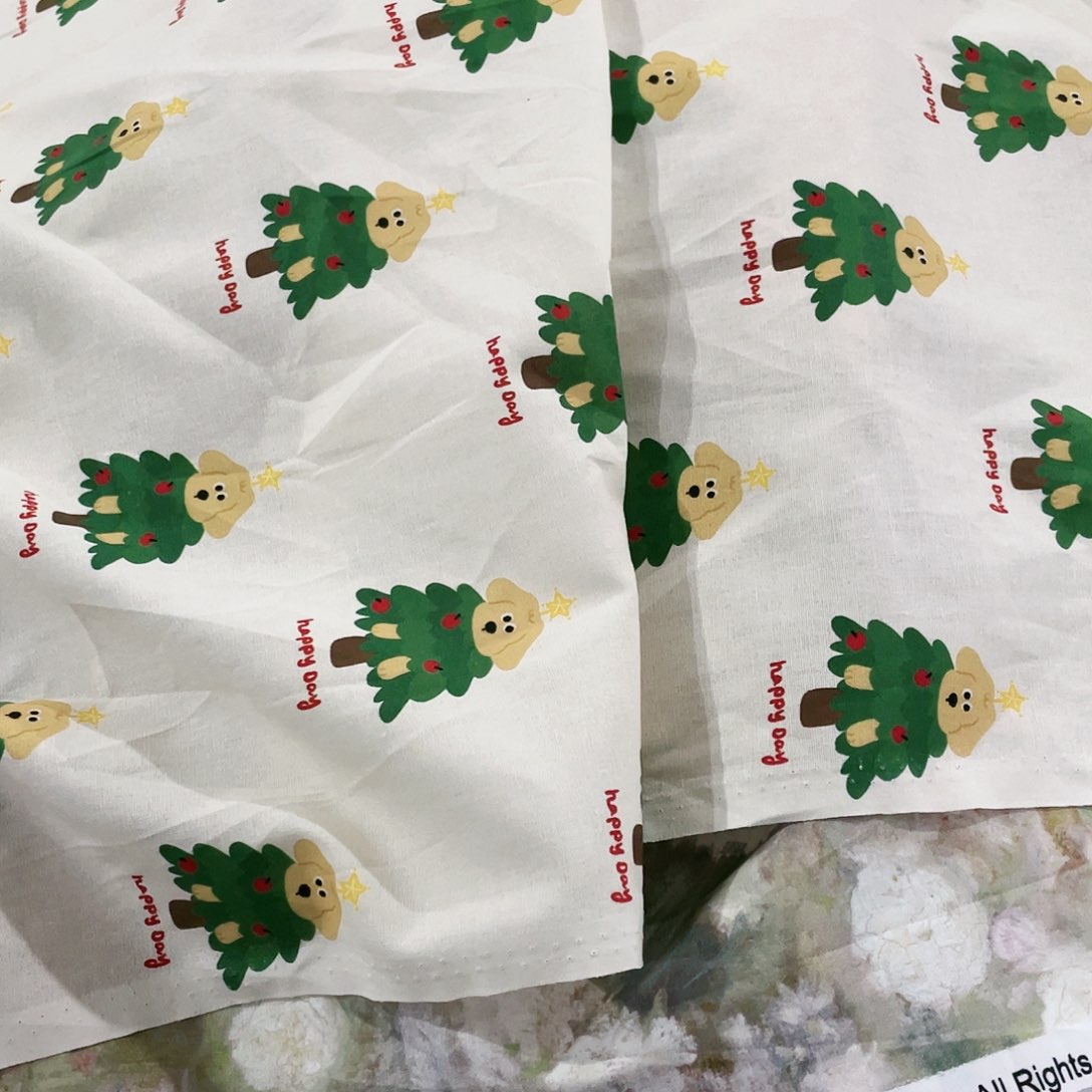 一米价纯棉平布1.1米宽果子布艺地卷