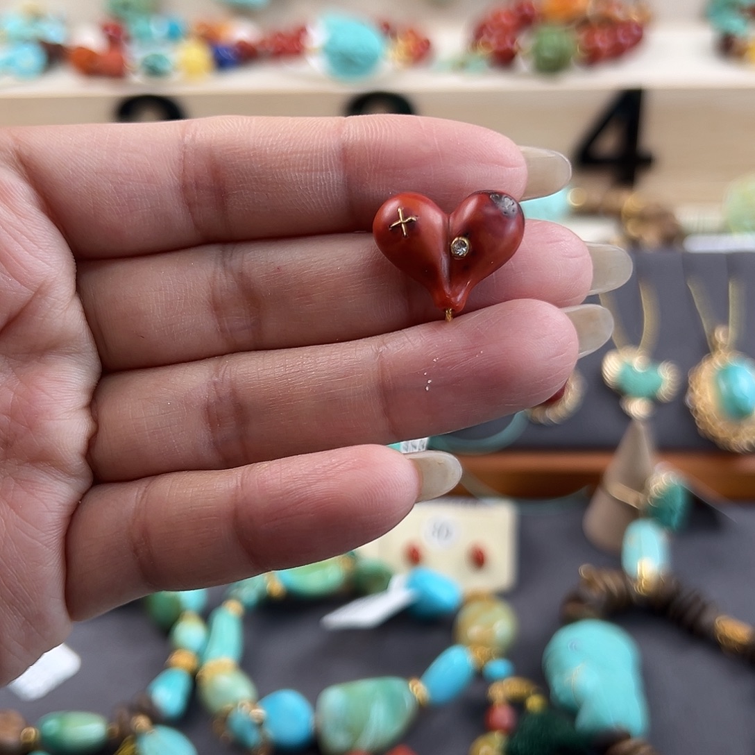 南红玛瑙未镶嵌把件南红屁桃配饰