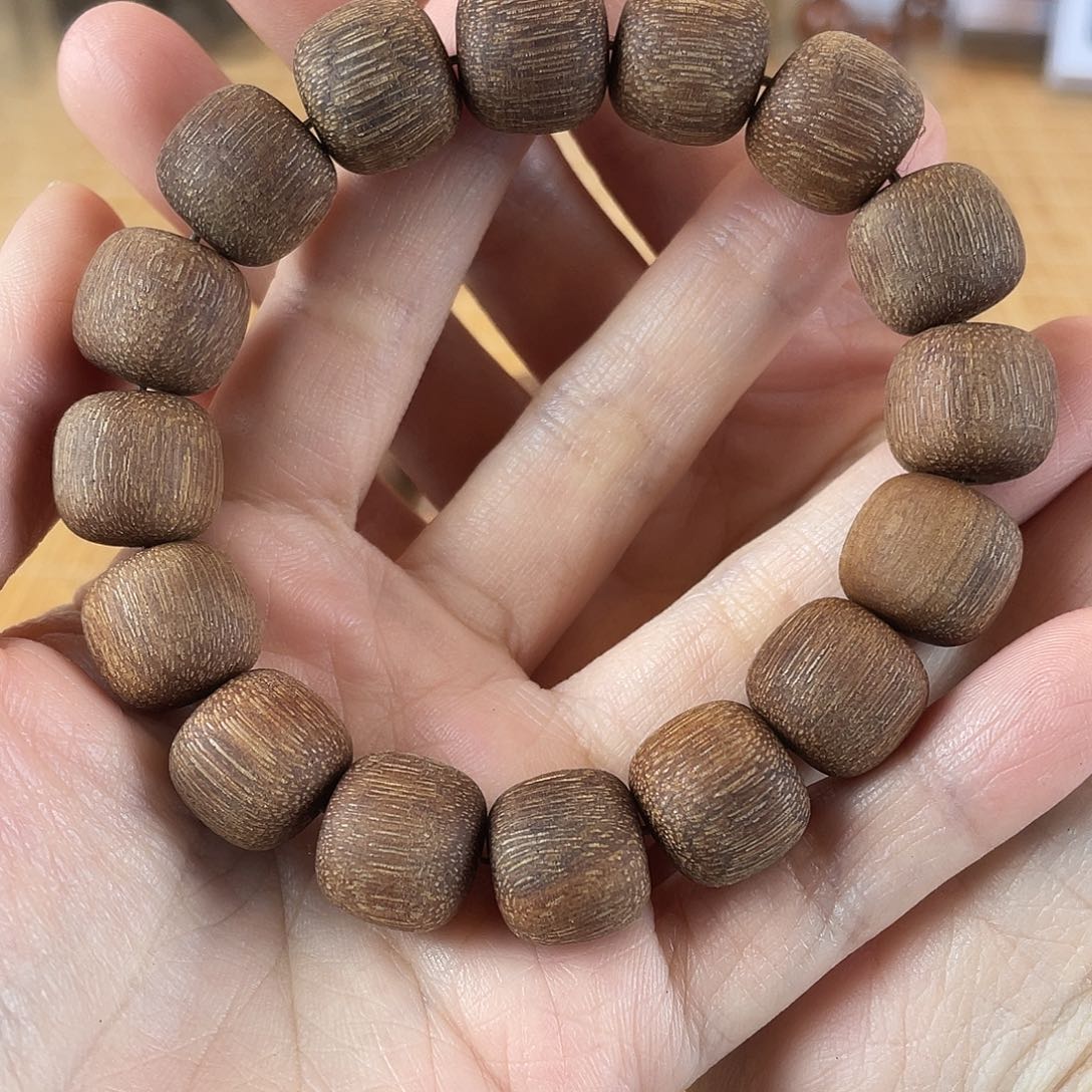 降真香手串/手链13/14老型熟结密结金丝超牛逼