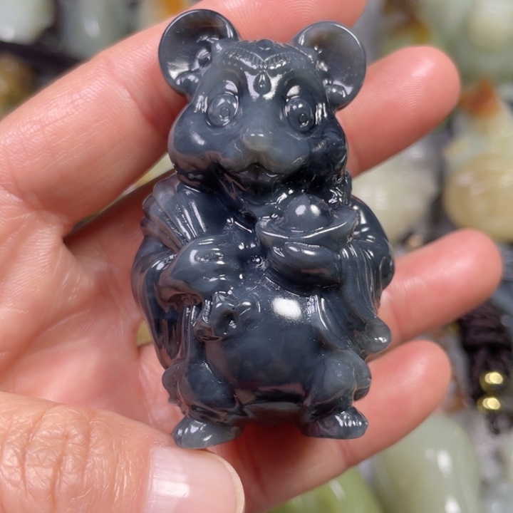 和田玉未镶嵌挂件