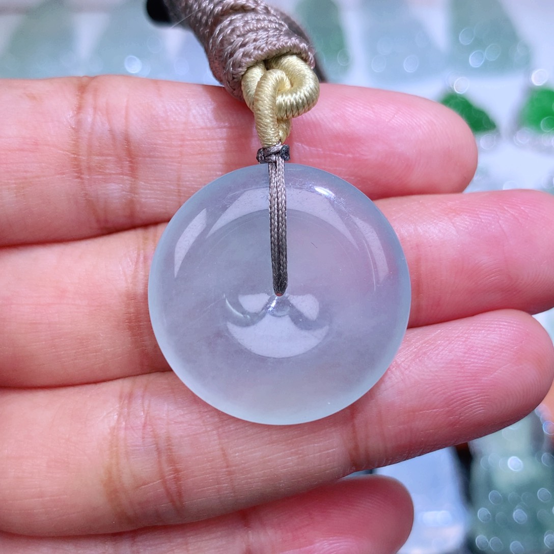 翡翠未镶嵌颈饰扣子