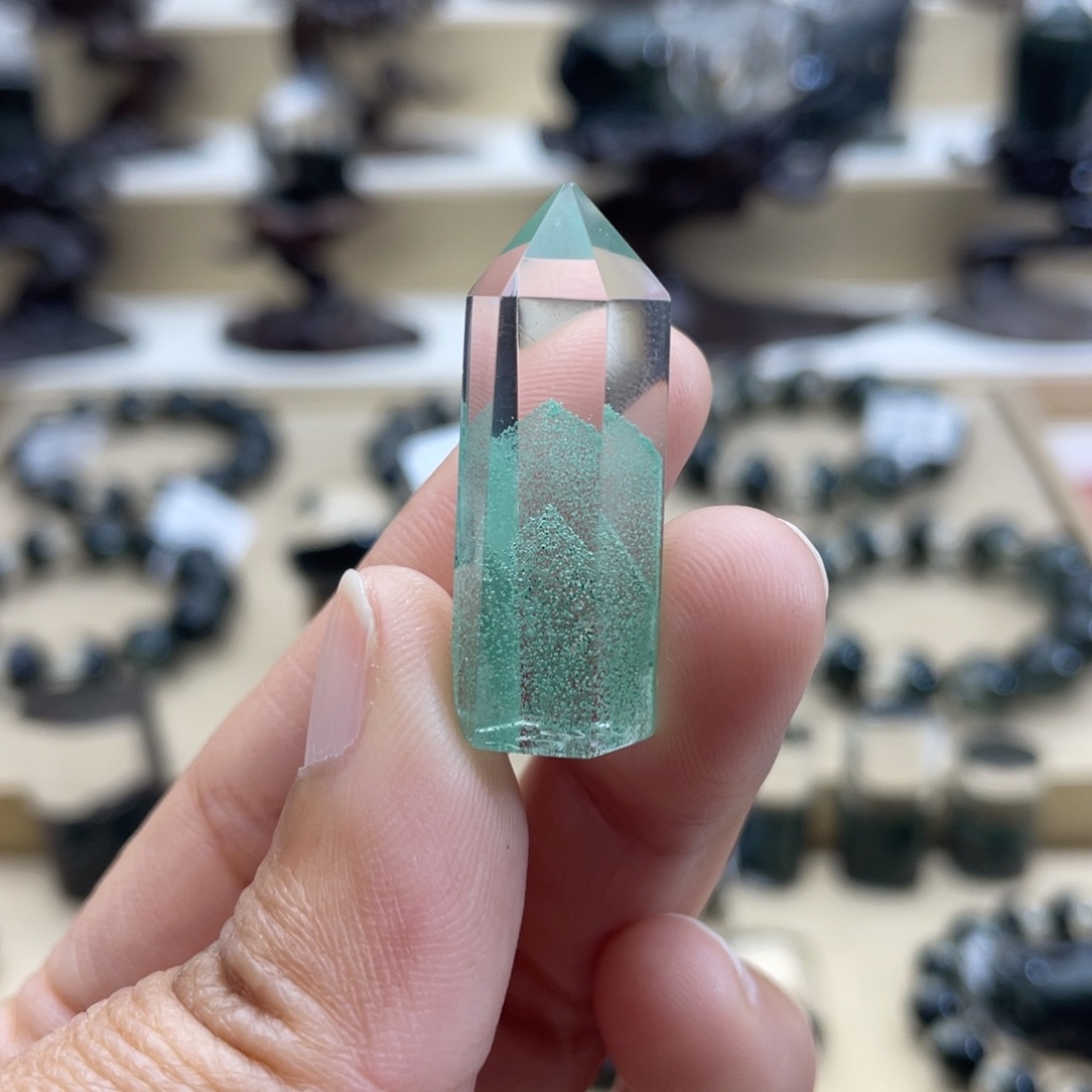 水晶颈饰未镶嵌翠幽灵吊坠