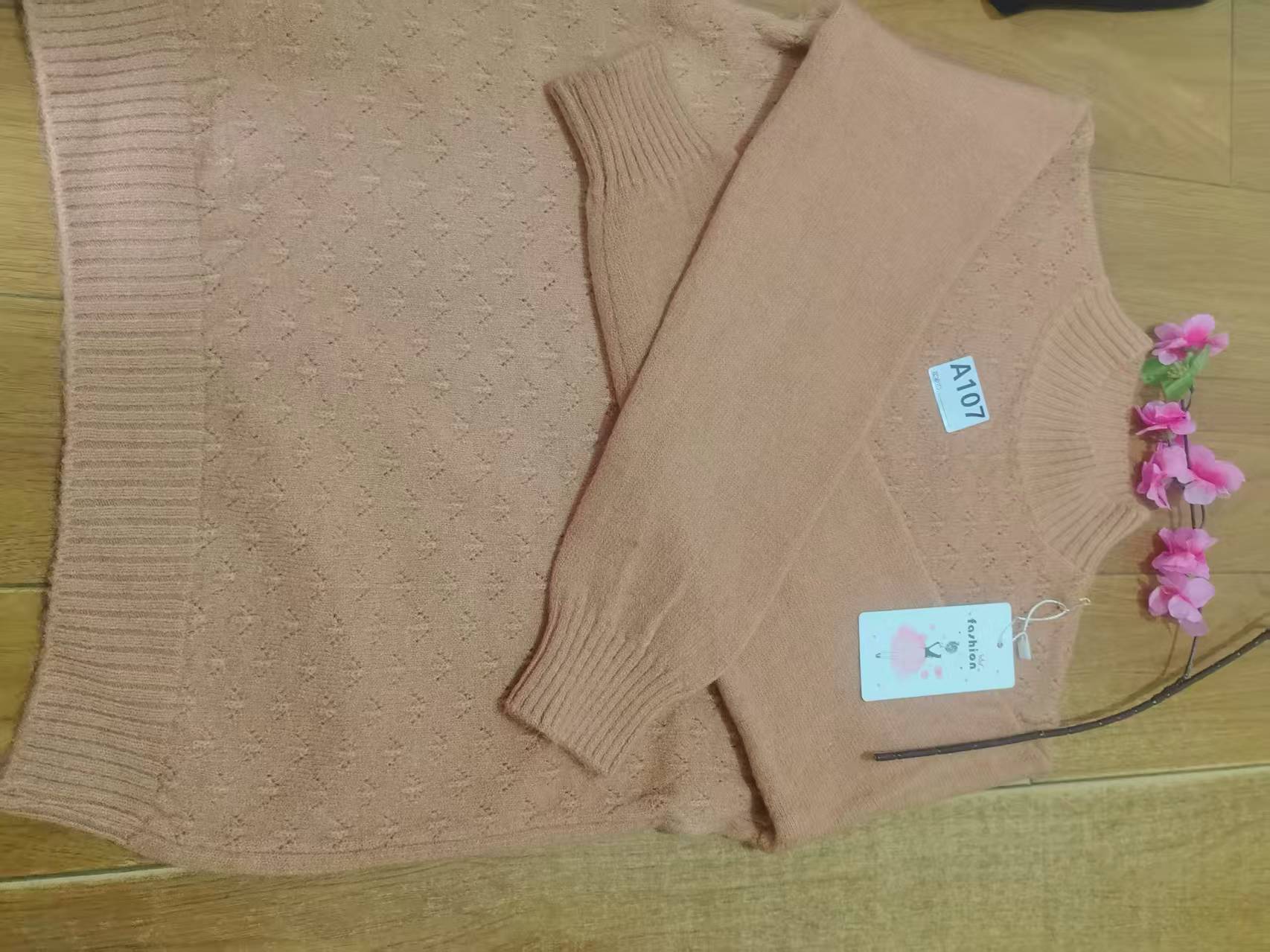 107针织衫冬季百搭毛衣长袖时尚套头女