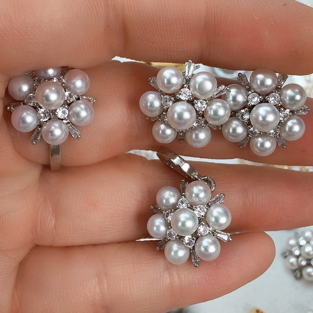 戒指未镶嵌淡水珍珠