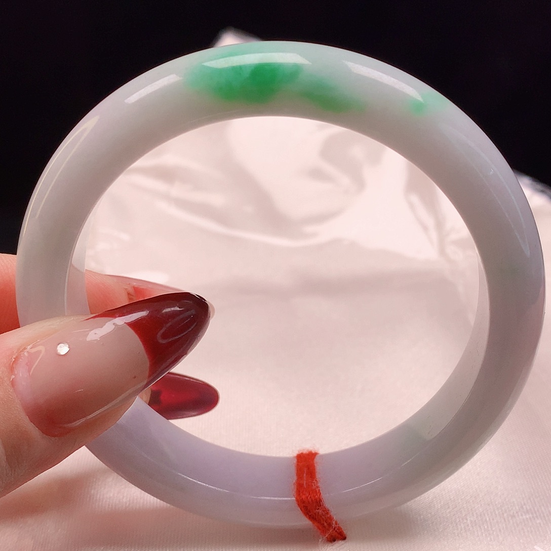 翡翠手镯未镶嵌天然翡翠8260