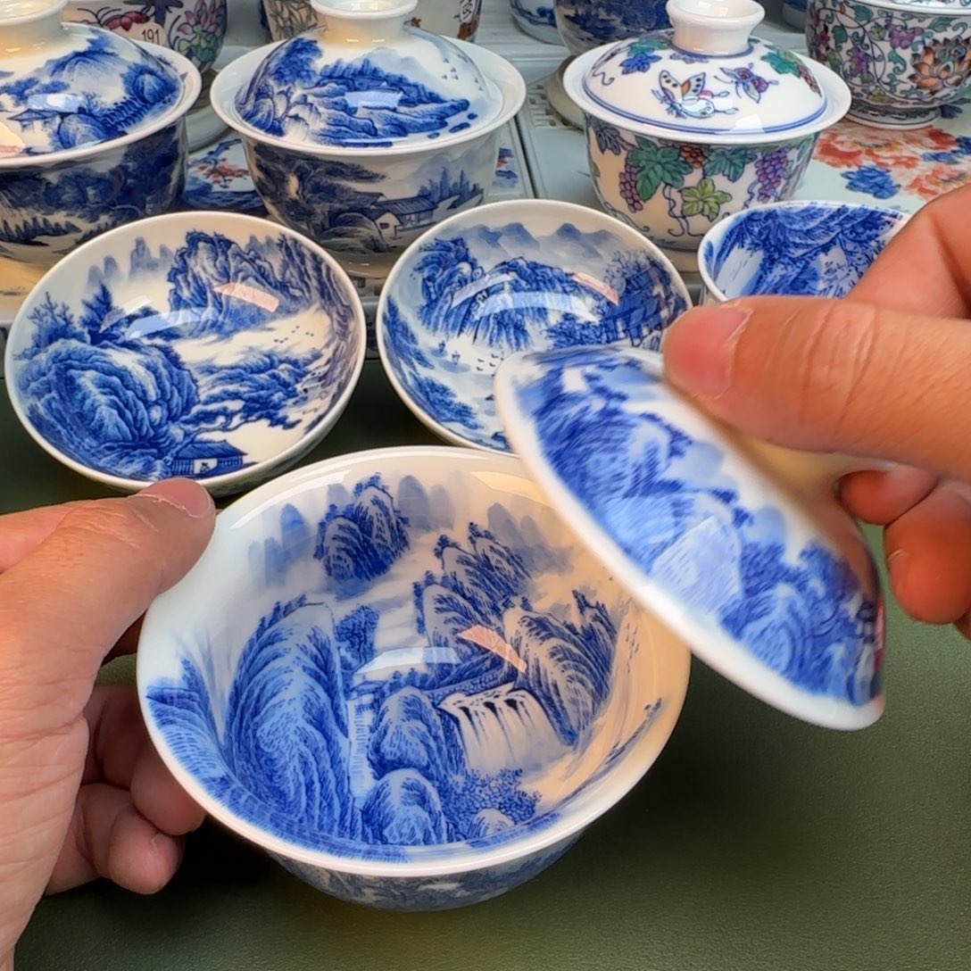 陶纯手工纯手绘茶具315