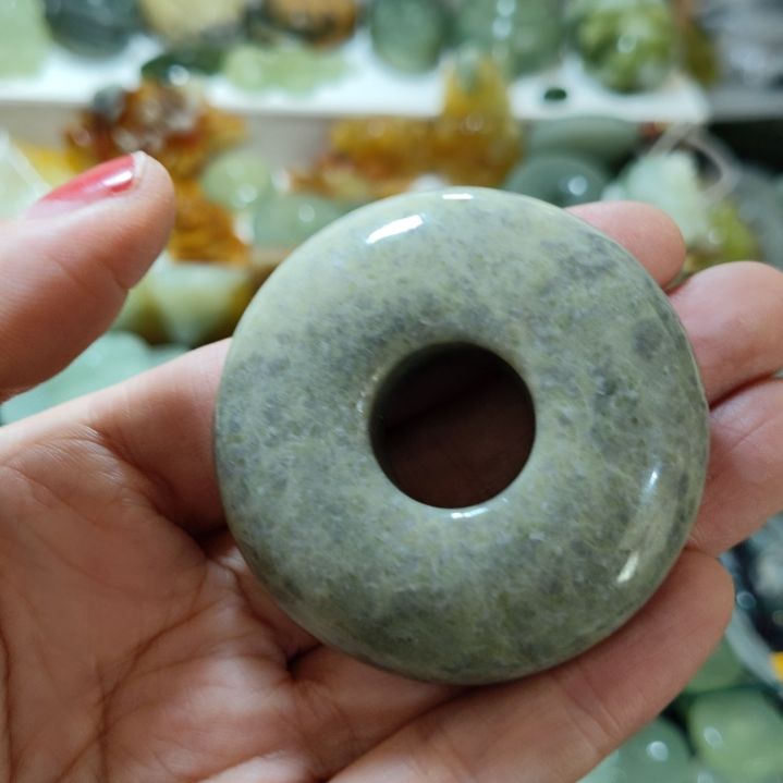 岫玉平安扣未镶嵌