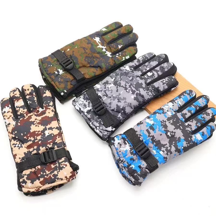 冬季手套男女通用保暖防滑骑行加厚户外加绒防寒摩托车骑车防滑