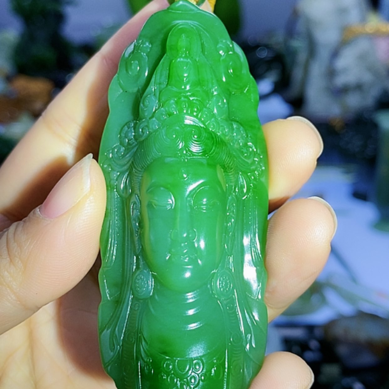 【闪购商品】和田玉（碧玉）挂件未镶嵌
